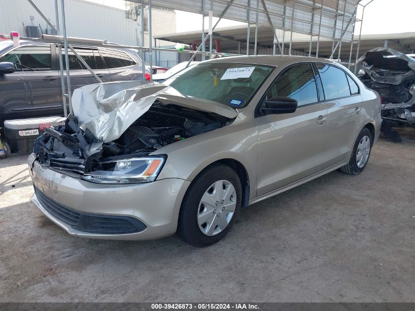 2014 Volkswagen Jetta 2.0L S VIN: 3VW2K7AJ3EM255147 Lot: 39426873