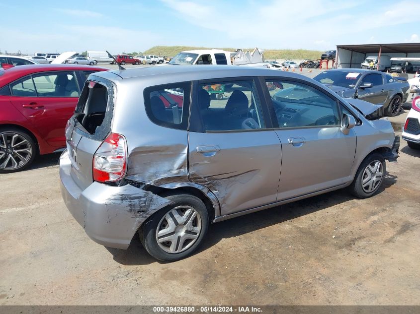 2008 Honda Fit VIN: JHMGD38448S020259 Lot: 39426880