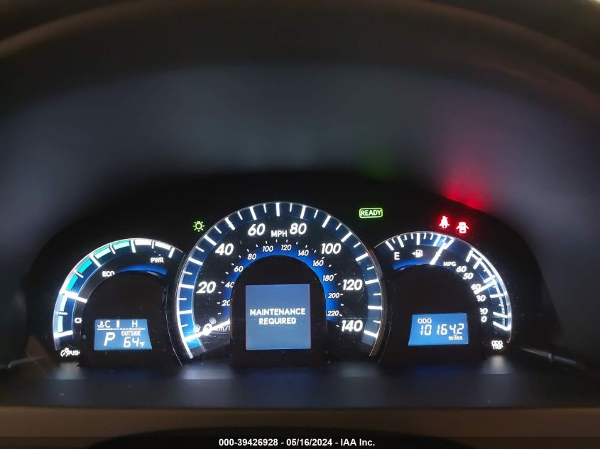 2012 Toyota Camry Hybrid Xle VIN: 4T1BD1FK0CU040681 Lot: 39426928