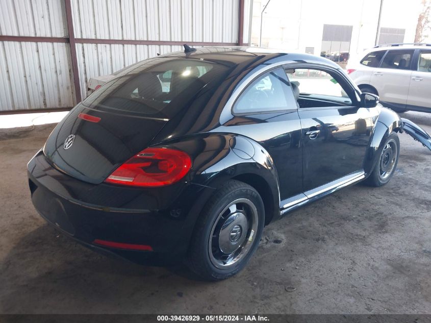 2012 Volkswagen Beetle 2.5L VIN: 3VWJP7AT1CM647037 Lot: 39426929