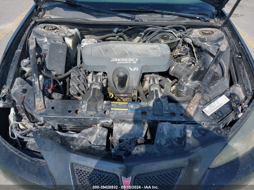 2005 Pontiac Grand Prix Gt VIN: 2G2WS522051169919 Lot: 39426932