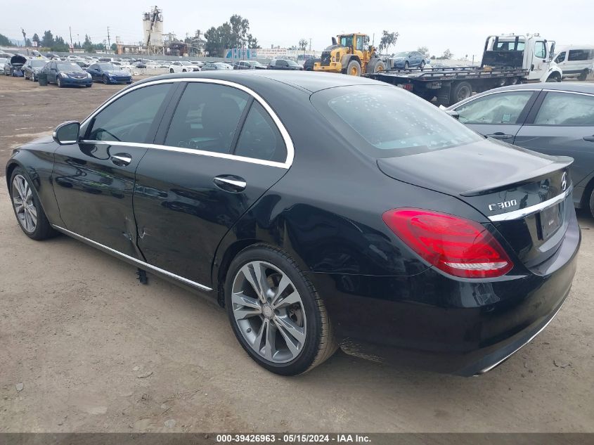 2015 Mercedes-Benz C 300 Luxury/Sport VIN: 55SWF4JB9FU071674 Lot: 39426963