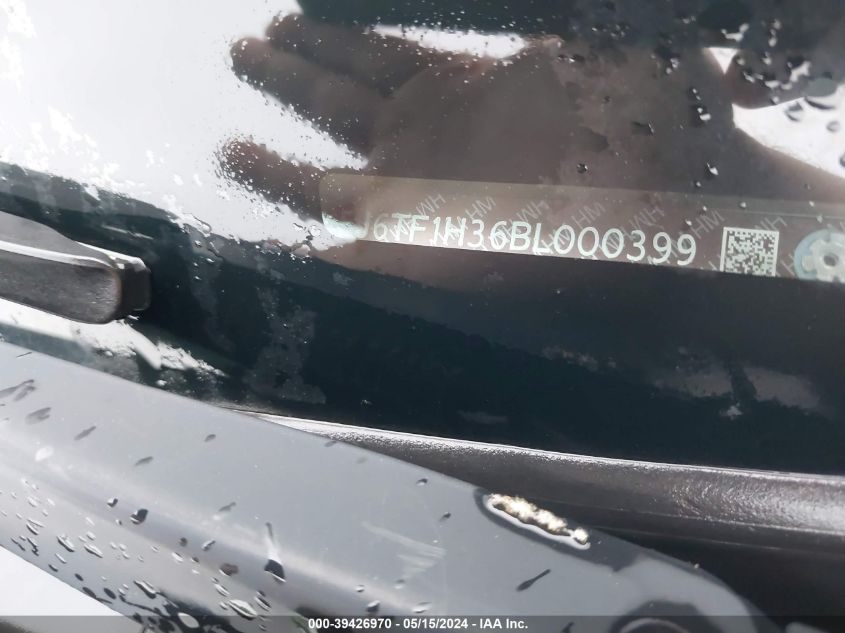 2011 Honda Accord Crosstour Ex VIN: 5J6TF1H36BL000399 Lot: 39426970