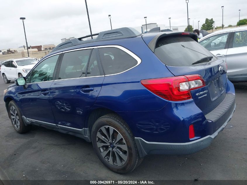 2017 Subaru Outback 2.5I Limited VIN: 4S4BSANC5H3280175 Lot: 39426971