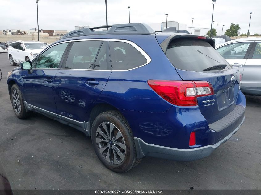 2017 Subaru Outback 2.5I Limited VIN: 4S4BSANC5H3280175 Lot: 39426971