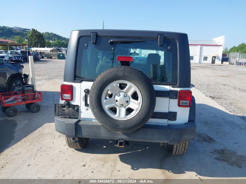 2016 Jeep Wrangler Sport VIN: 1C4AJWAG9GL105662 Lot: 39426972