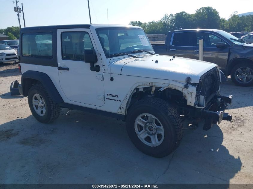 2016 Jeep Wrangler Sport VIN: 1C4AJWAG9GL105662 Lot: 39426972