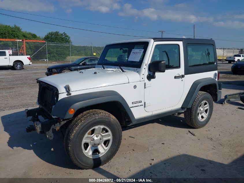 2016 Jeep Wrangler Sport VIN: 1C4AJWAG9GL105662 Lot: 39426972