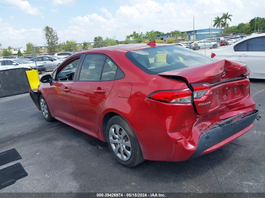 2020 Toyota Corolla Le VIN: JTDEPRAE9LJ001159 Lot: 39426974