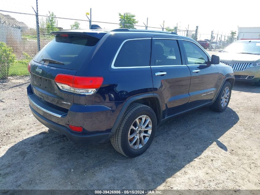 2014 Jeep Grand Cherokee Limited VIN: 1C4RJEBG0EC126098 Lot: 39426986