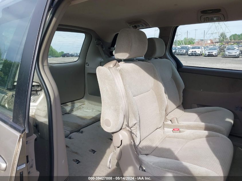 2008 Toyota Sienna Ce VIN: 5TDZK23C78S134841 Lot: 39427008