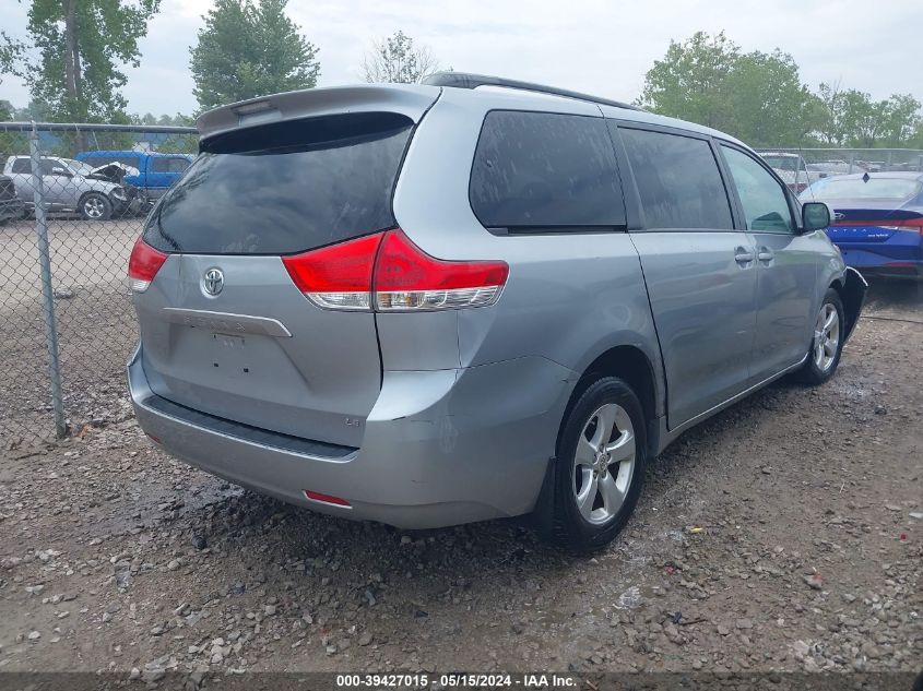 2011 Toyota Sienna Le V6 VIN: 5TDKK3DC0BS134225 Lot: 39427015