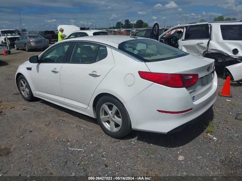 2014 Kia Optima Lx VIN: KNAGM4A77E5469549 Lot: 39427023