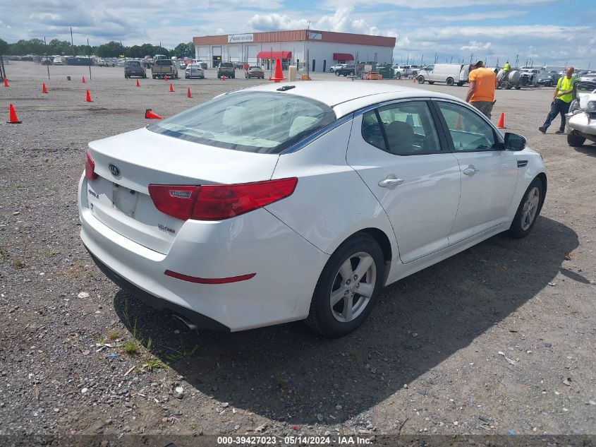 2014 Kia Optima Lx VIN: KNAGM4A77E5469549 Lot: 39427023