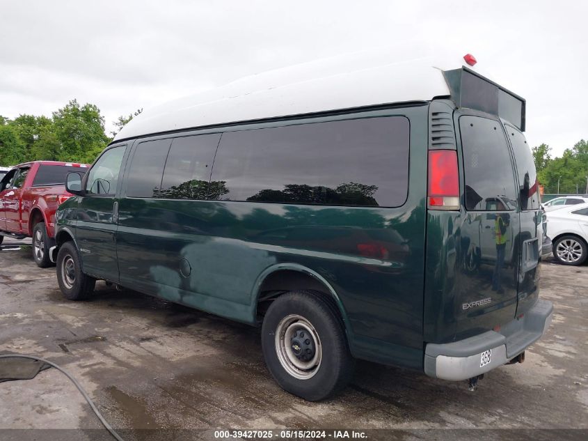 2001 Chevrolet Express VIN: 1GAHG39R111132836 Lot: 39427025