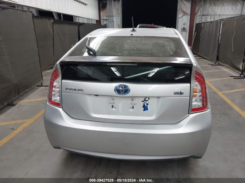 2014 Toyota Prius Three VIN: JTDKN3DU5E1779275 Lot: 39427029