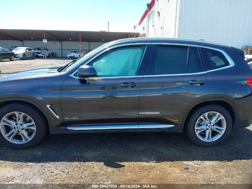 2018 BMW X3 xDrive30I VIN: 5UXTR9C5XJLD57279 Lot: 39427039