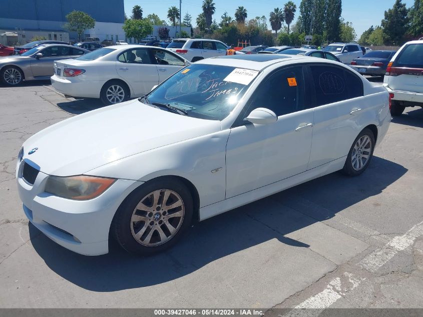 2006 BMW 325I VIN: WBAVB13506KX39358 Lot: 39427046