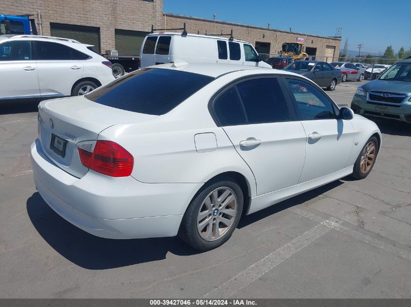 2006 BMW 325I VIN: WBAVB13506KX39358 Lot: 39427046