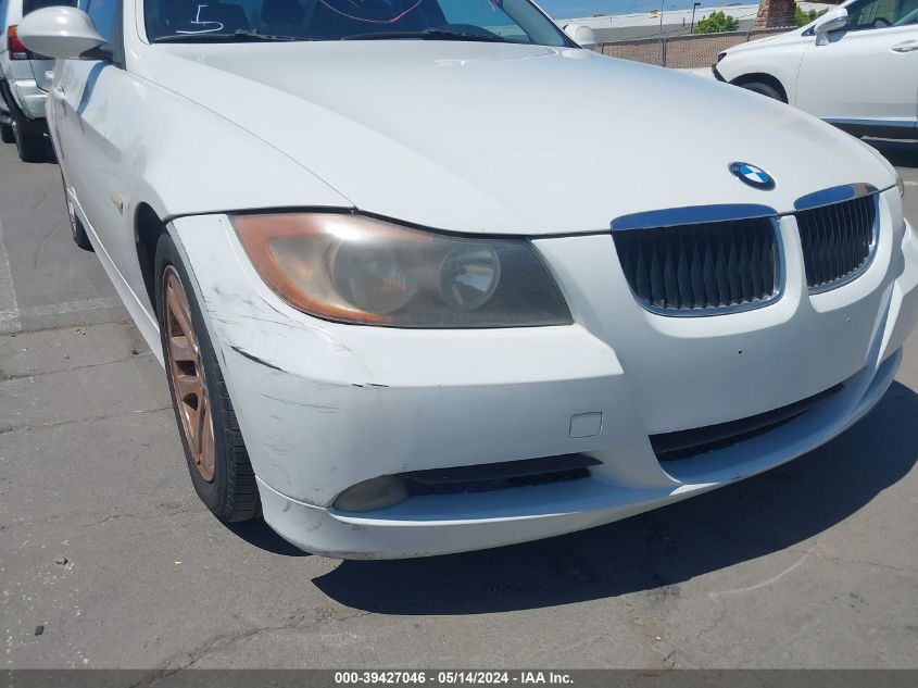 2006 BMW 325I VIN: WBAVB13506KX39358 Lot: 39427046