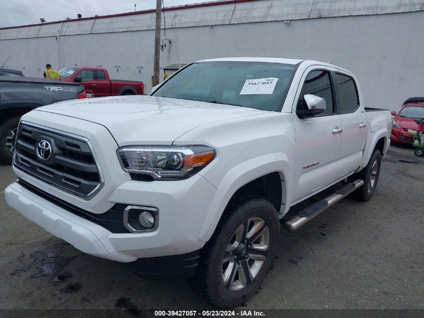 2017 Toyota Tacoma Limited VIN: 3TMGZ5AN8HM072956 Lot: 39427057