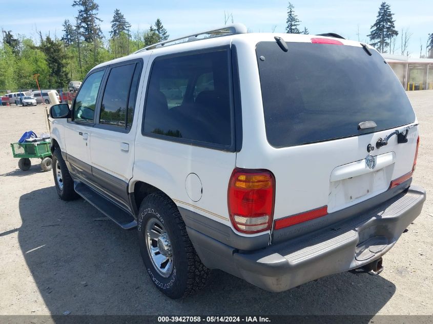 1998 Mercury Mountaineer VIN: 4M2ZU55P0WUJ02828 Lot: 39427058