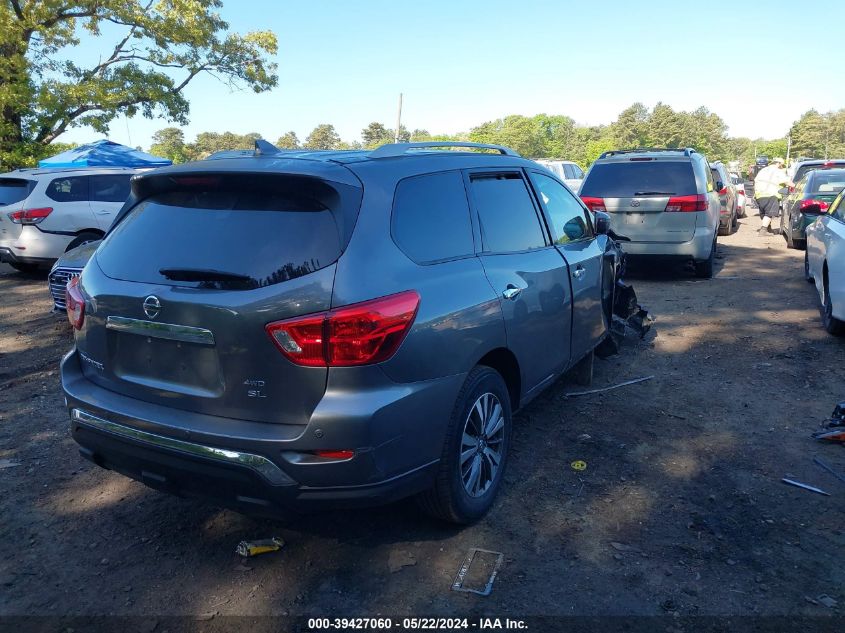 2020 Nissan Pathfinder Sl 4Wd VIN: 5N1DR2CM1LC611476 Lot: 39427060