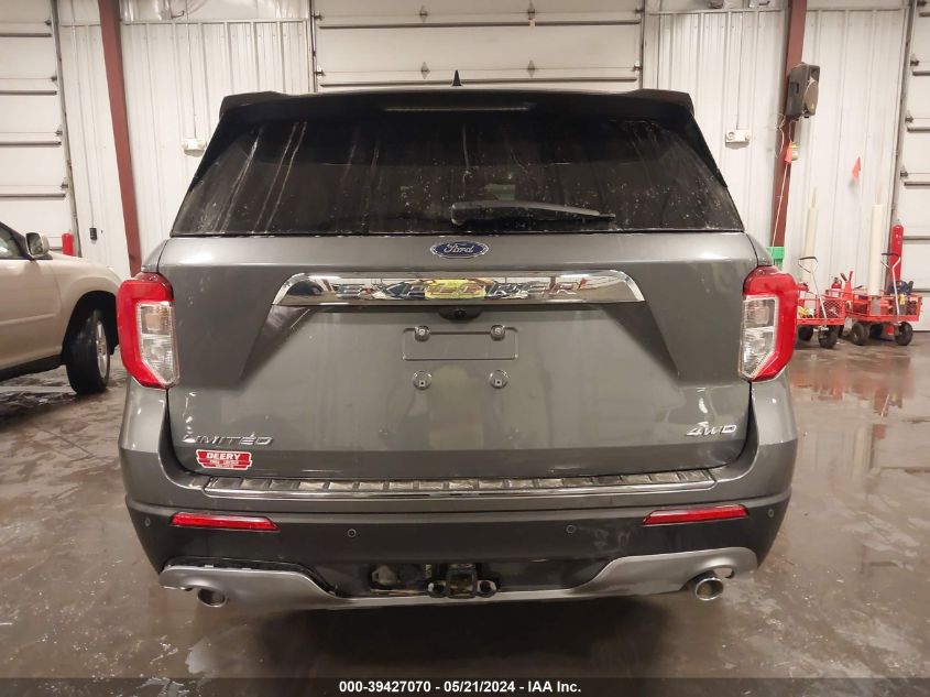 2021 Ford Explorer Limited VIN: 1FMSK8FH5MGA80208 Lot: 39427070