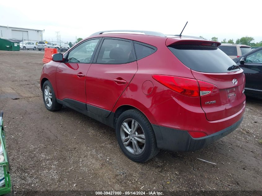 2012 Hyundai Tucson Gls VIN: KM8JUCAC0CU374605 Lot: 39427080