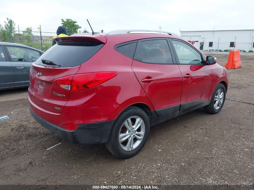 2012 Hyundai Tucson Gls VIN: KM8JUCAC0CU374605 Lot: 39427080