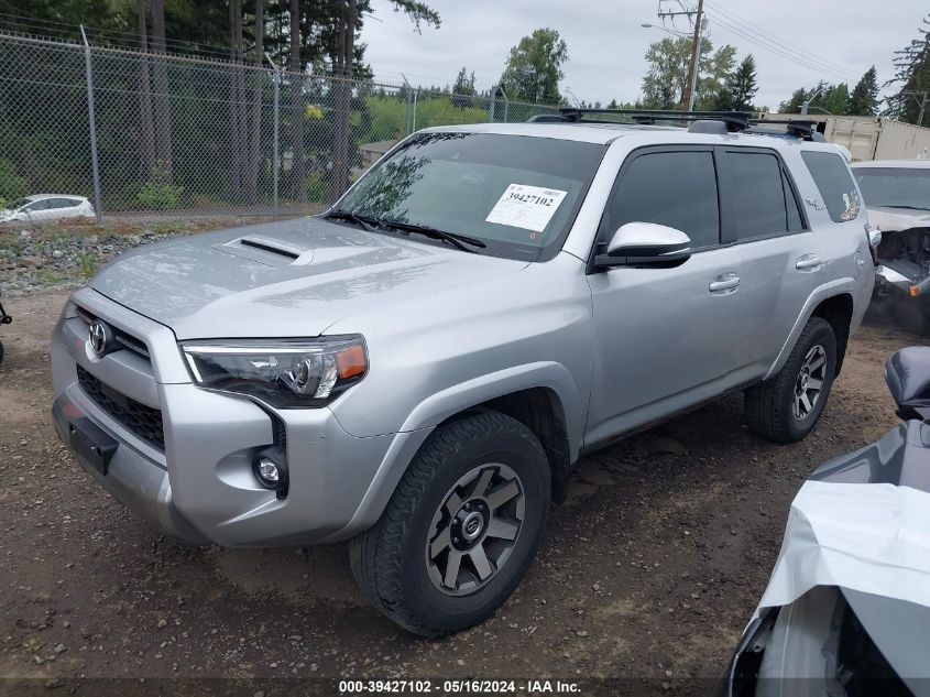 2021 Toyota 4Runner Trd Off Road Premium VIN: JTERU5JR6M5946646 Lot: 39427102