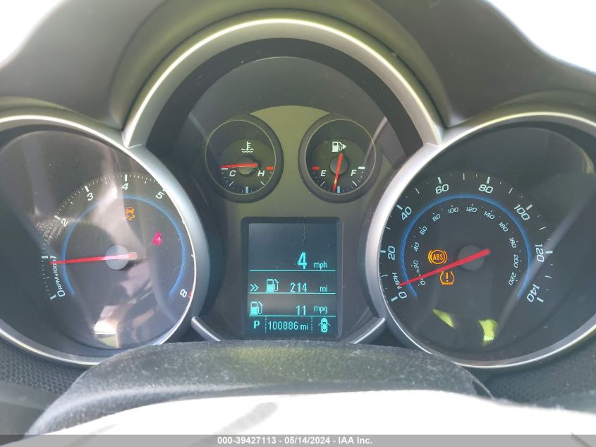 2012 Chevrolet Cruze Eco VIN: 1G1PJ5SC8C7223441 Lot: 39427113