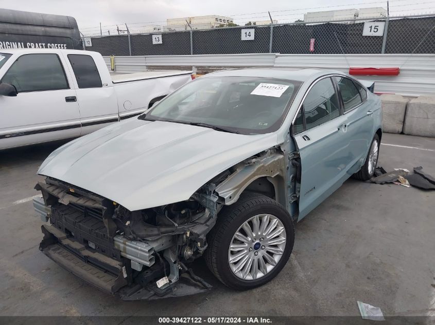 2013 Ford Fusion Hybrid Se VIN: 3FA6P0LU3DR324852 Lot: 39427122