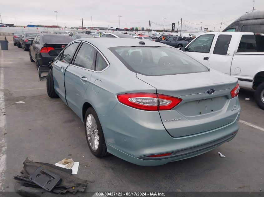 2013 Ford Fusion Hybrid Se VIN: 3FA6P0LU3DR324852 Lot: 39427122