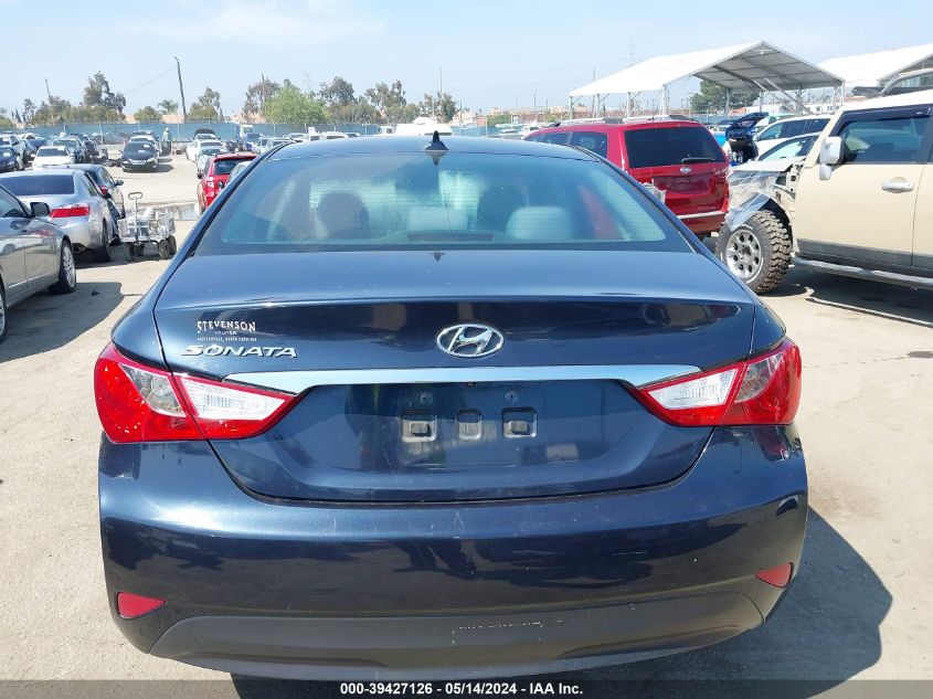 2014 Hyundai Sonata Gls VIN: 5NPEB4AC9EH829207 Lot: 39427126