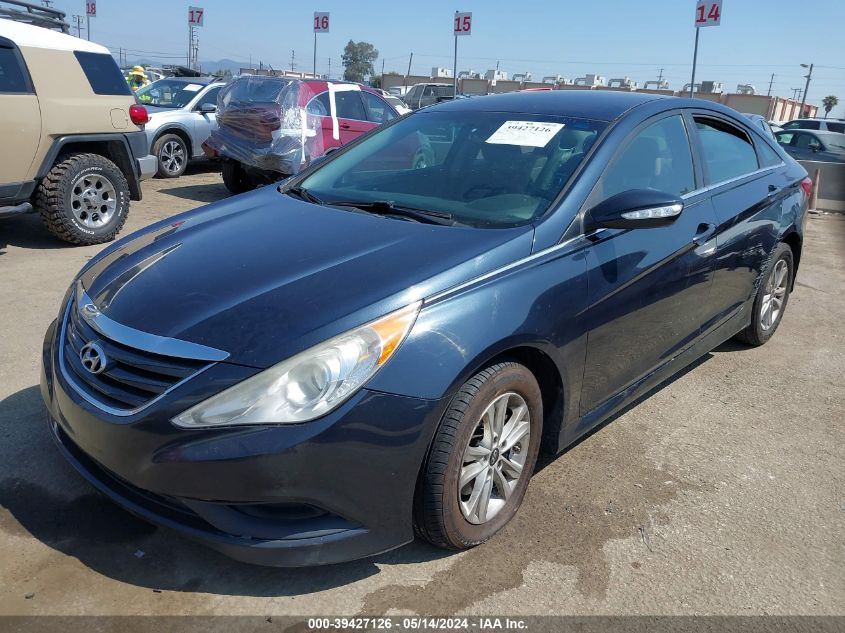 2014 Hyundai Sonata Gls VIN: 5NPEB4AC9EH829207 Lot: 39427126