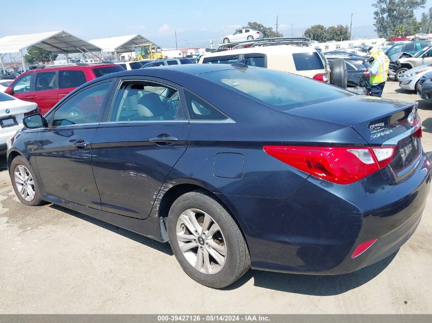 2014 Hyundai Sonata Gls VIN: 5NPEB4AC9EH829207 Lot: 39427126