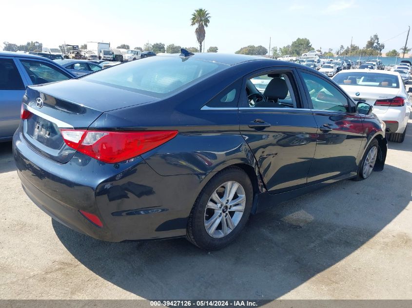 2014 Hyundai Sonata Gls VIN: 5NPEB4AC9EH829207 Lot: 39427126