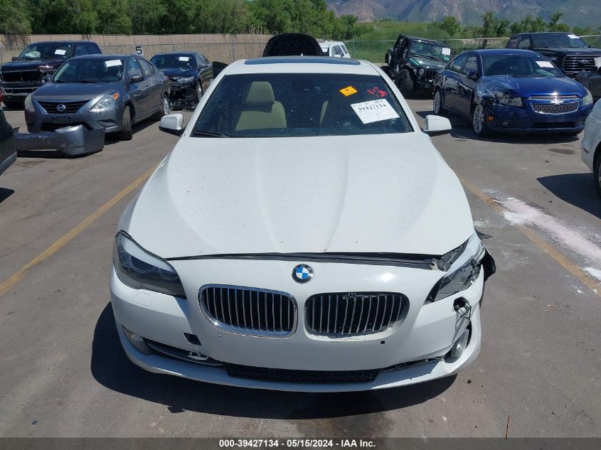 2012 BMW 528I xDrive VIN: WBAXH5C55CDW10613 Lot: 39427134