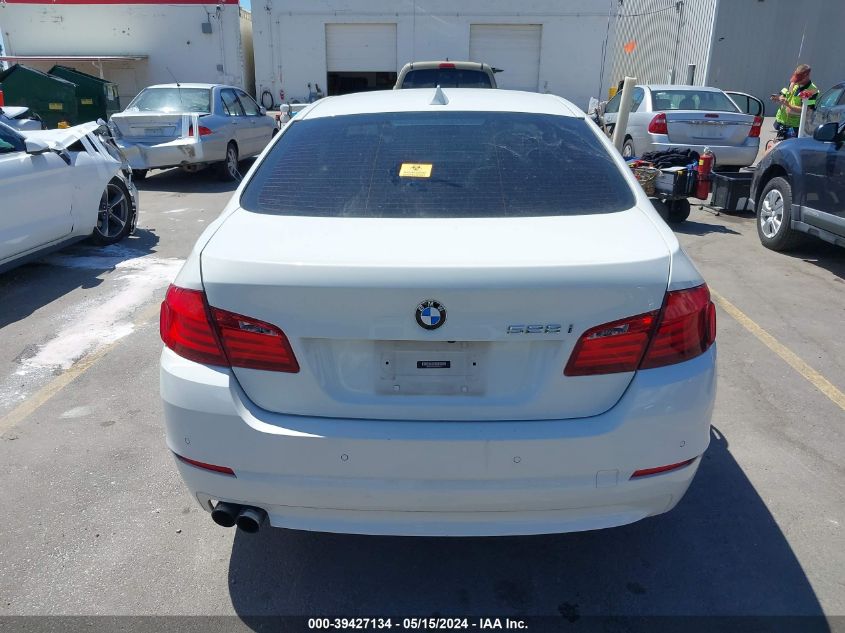 2012 BMW 528I xDrive VIN: WBAXH5C55CDW10613 Lot: 39427134