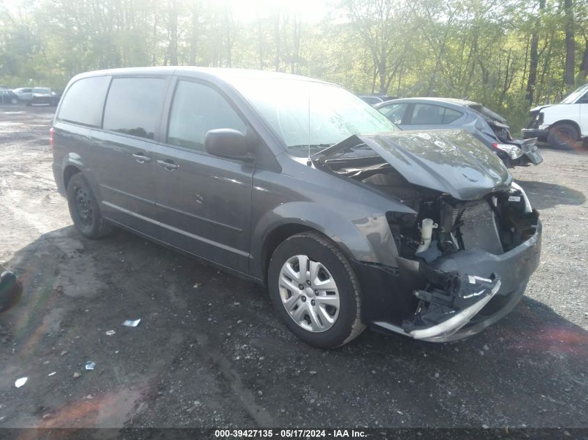 2016 Dodge Grand Caravan Se VIN: 2C4RDGBG2GR342337 Lot: 39427135