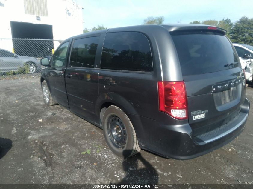 2016 Dodge Grand Caravan Se VIN: 2C4RDGBG2GR342337 Lot: 39427135