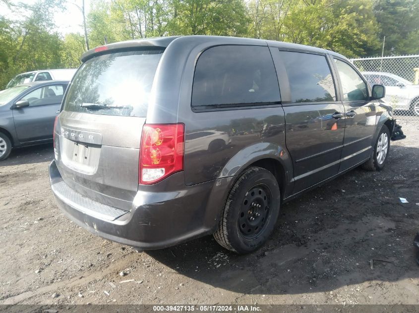 2016 Dodge Grand Caravan Se VIN: 2C4RDGBG2GR342337 Lot: 39427135