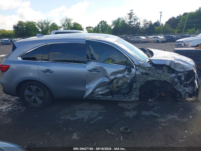 2020 Acura Mdx Standard VIN: 5J8YD4H34LL017577 Lot: 39427180