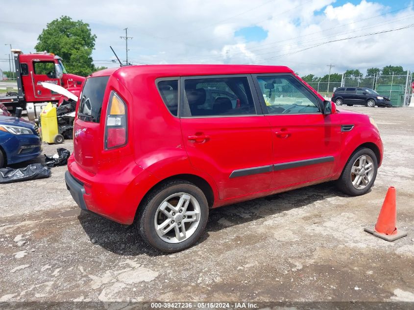 2011 Kia Soul + VIN: KNDJT2A22B7314766 Lot: 39427236