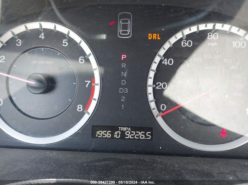 2009 Honda Accord 2.4 Lx-P VIN: JHMCP26439C011986 Lot: 39427299