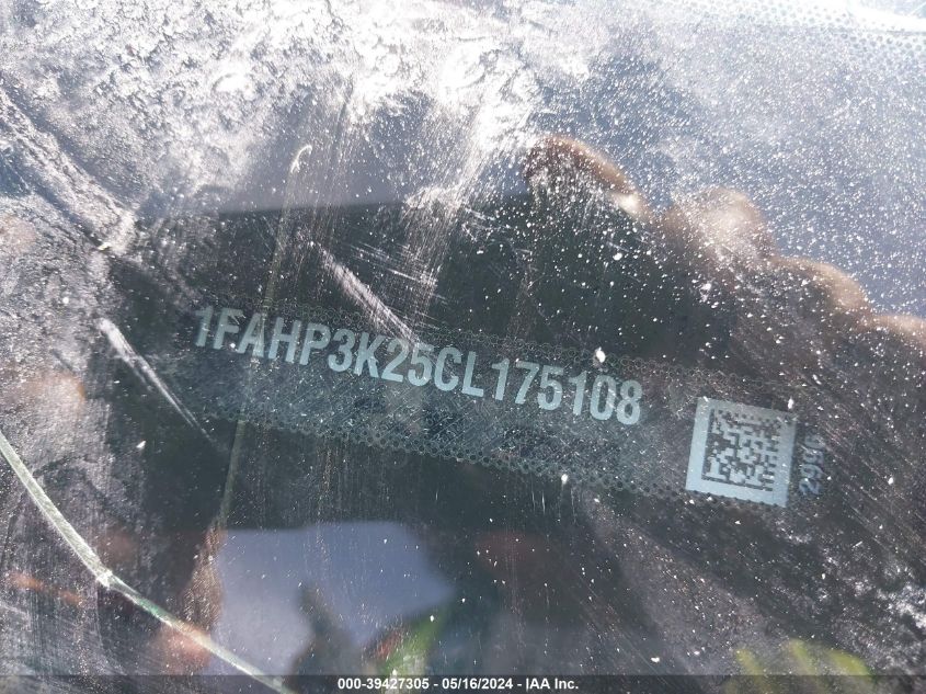 2012 Ford Focus Se VIN: 1FAHP3K25CL175108 Lot: 39427305
