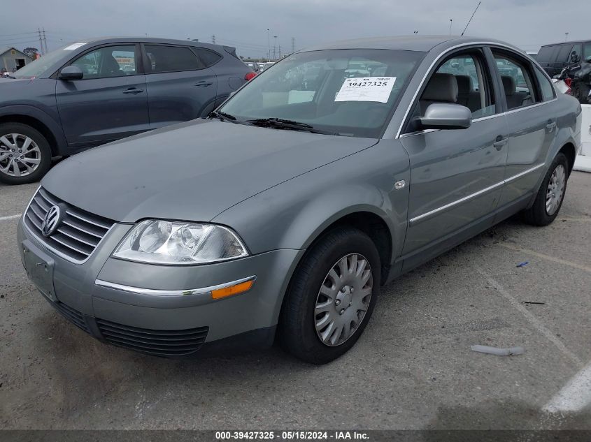 2003 Volkswagen Passat Gl VIN: WVWMD63B03P118017 Lot: 39427325