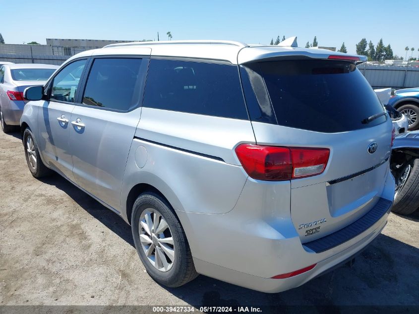 2015 Kia Sedona Lx VIN: KNDMB5C14F6058230 Lot: 39427334