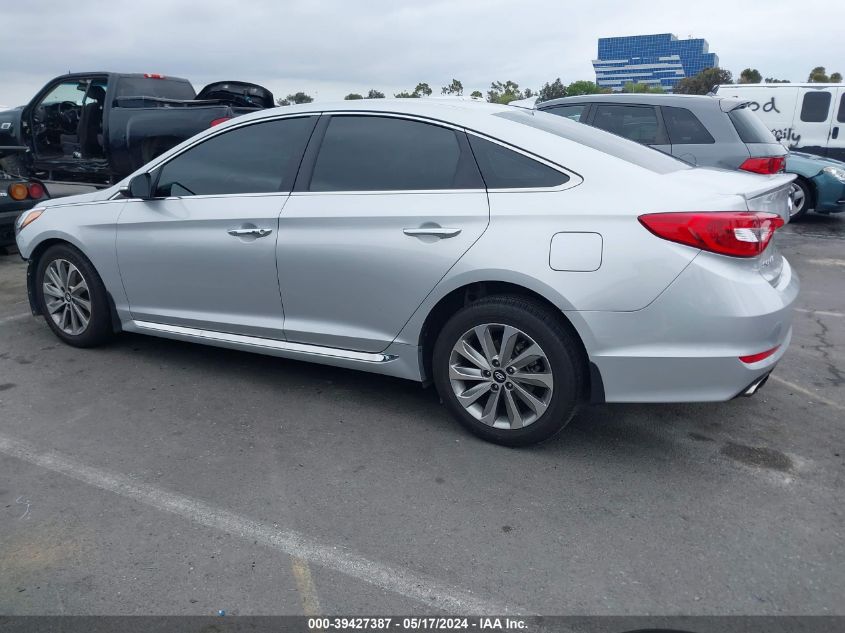 2017 Hyundai Sonata Sport VIN: 5NPE34AF7HH564623 Lot: 39427387